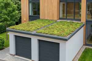 Double Garage Green Roof